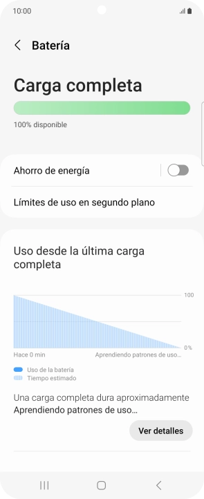 Pulsa Ahorro de energía. Pulsa Ahorro de energía.
