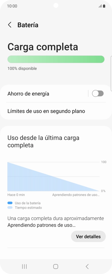 Pulsa Ahorro de energía. Pulsa Ahorro de energía.
