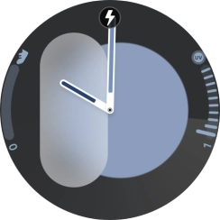 Cuando el icono de carga de batería aparece en la pantalla, el smartwatch se está cargando. Cuando el icono de carga de batería aparece en la pantalla, el smartwatch se está cargando.