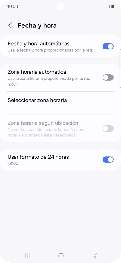 Pulsa el indicador junto a 