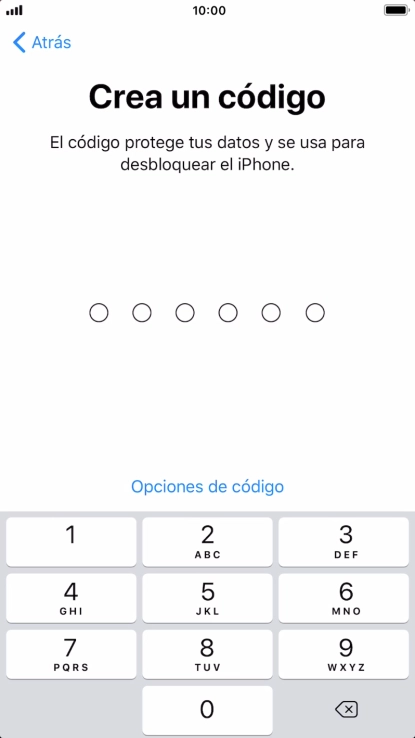Pulsa Opciones de código. Pulsa Opciones de código.