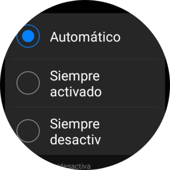 Pulsa el ajuste deseado del uso de los datos móviles. Pulsa el ajuste deseado del uso de los datos móviles.