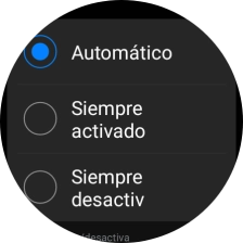 Pulsa el ajuste deseado del uso de los datos móviles. Pulsa el ajuste deseado del uso de los datos móviles.