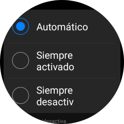 Pulsa el ajuste deseado del uso de los datos móviles. Pulsa el ajuste deseado del uso de los datos móviles.