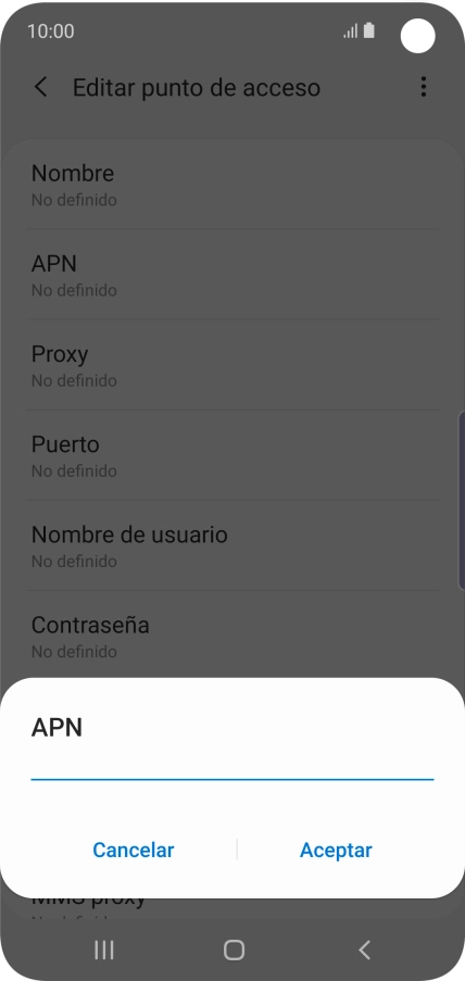 Introduce airtelwap.es y pulsa Aceptar. Introduce airtelwap.es y pulsa Aceptar.