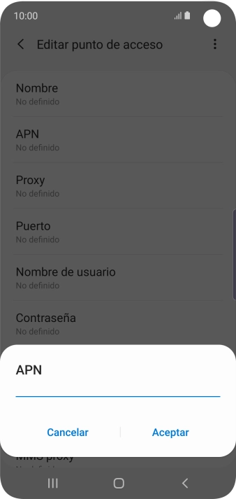 Introduce airtelwap.es y pulsa Aceptar. Introduce airtelwap.es y pulsa Aceptar.