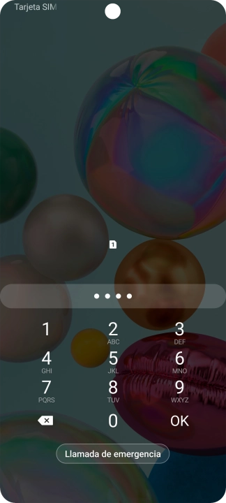 Si lo solicita el teléfono, introduce el código PIN y pulsa OK. Si lo solicita el teléfono, introduce el código PIN y pulsa OK.