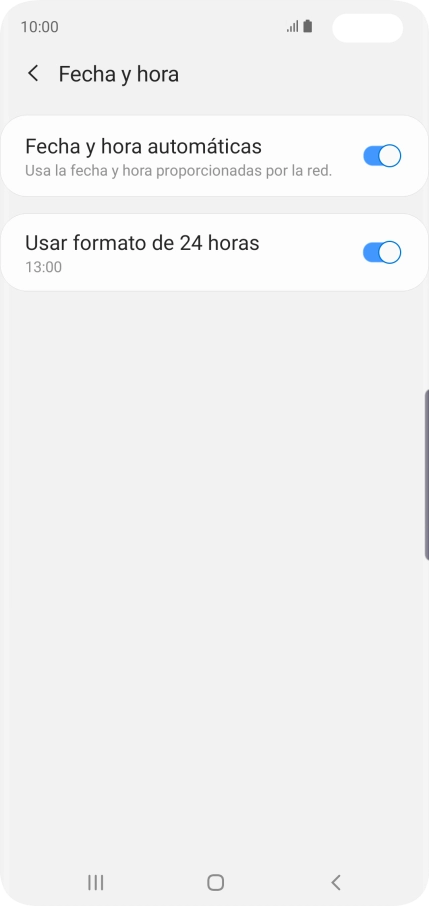 Pulsa la tecla de inicio para terminar y regresar a la pantalla de inicio. Pulsa la tecla de inicio para terminar y regresar a la pantalla de inicio.