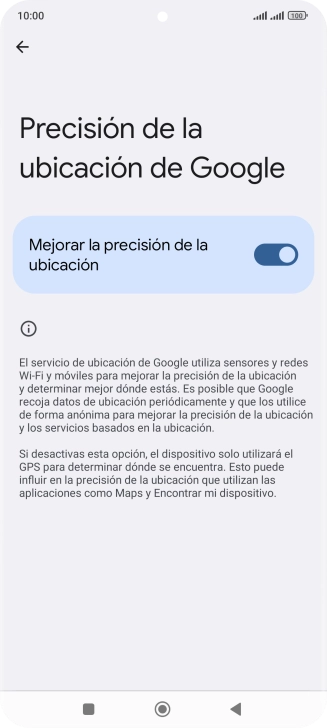 Si pulsas el indicador junto a Si pulsas el indicador junto a