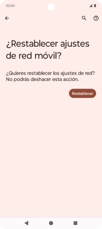Pulsa Restablecer. Pulsa Restablecer.
