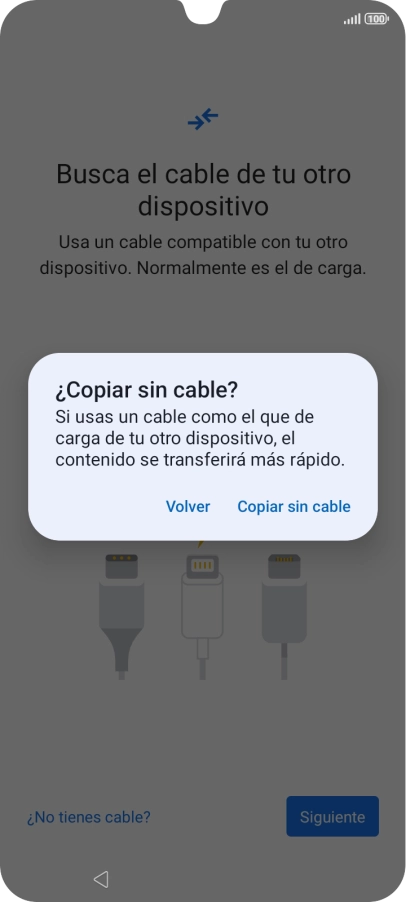 Pulsa Copiar sin cable. Pulsa Copiar sin cable.