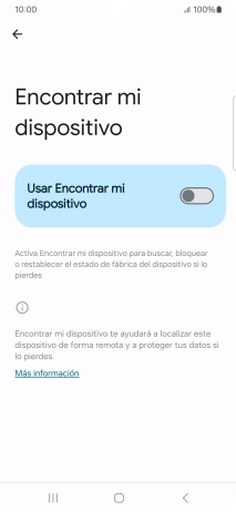 Pulsa el indicador junto a 