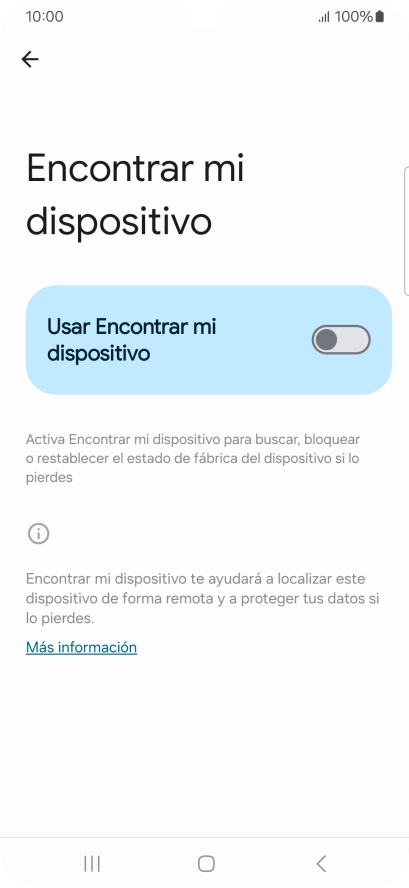 Pulsa el indicador junto a 