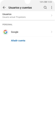Pulsa Añadir cuenta.