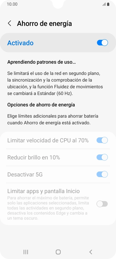 Pulsa la tecla de inicio para terminar y regresar a la pantalla de inicio. Pulsa la tecla de inicio para terminar y regresar a la pantalla de inicio.