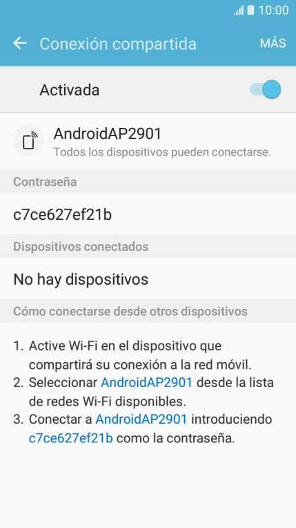 Pulsa la tecla de inicio para terminar y regresar a la pantalla de inicio.