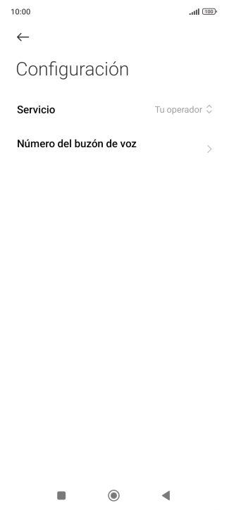 Pulsa Número del buzón de voz. Pulsa Número del buzón de voz.