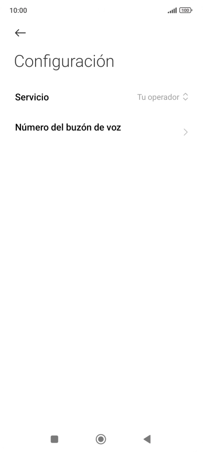 Pulsa Número del buzón de voz. Pulsa Número del buzón de voz.