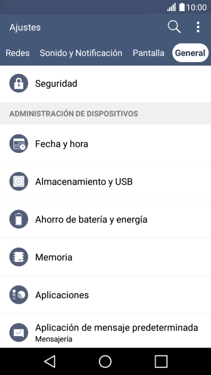 Pulsa Seguridad.