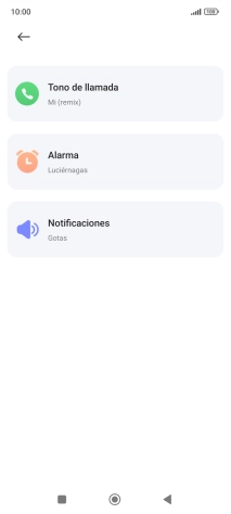 Pulsa Tono de llamada. Pulsa Tono de llamada.