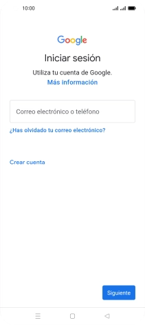 Si no tienes una cuenta de Google, pulsa Crear cuenta y sigue las indicaciones de la pantalla para ver cómo crear una cuenta nueva. Si no tienes una cuenta de Google, pulsa Crear cuenta y sigue las indicaciones de la pantalla para ver cómo crear una cuenta nueva.