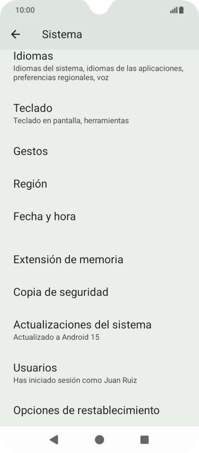 Pulsa Opciones de restablecimiento. Pulsa Opciones de restablecimiento.