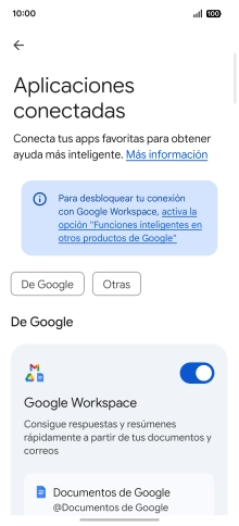Pulsa el indicador junto a las extensiones deseadas para activar la función. Pulsa el indicador junto a las extensiones deseadas para activar la función.