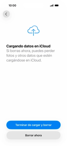Pulsa Borrar ahora. Pulsa Borrar ahora.