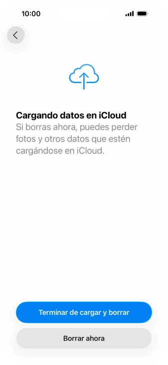 Pulsa Borrar ahora. Pulsa Borrar ahora.