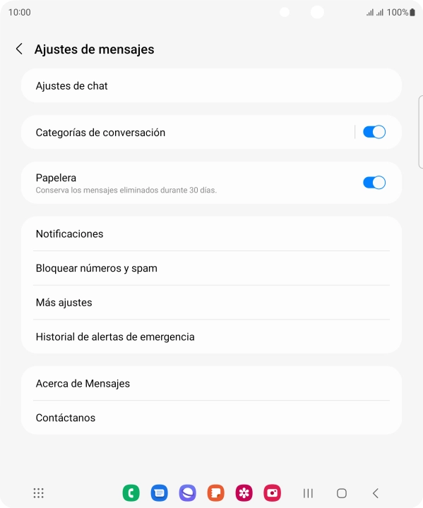 Pulsa Más ajustes.