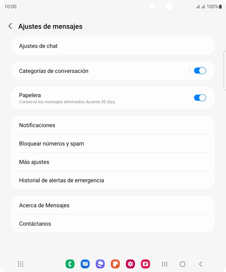 Pulsa Más ajustes.