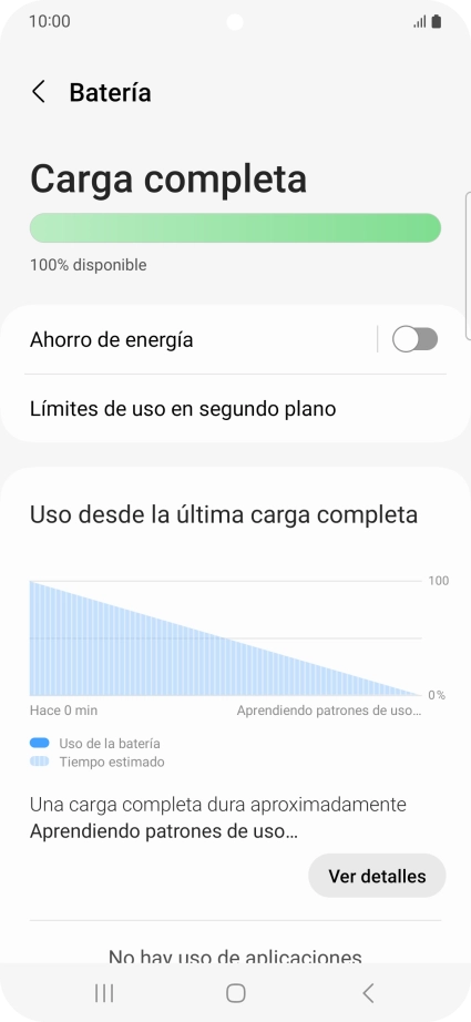 Pulsa Ahorro de energía.