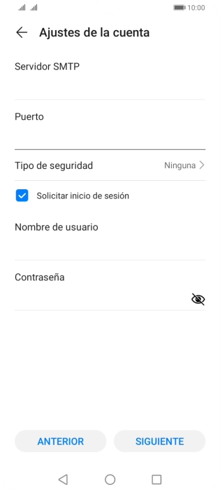Pulsa Tipo de seguridad. Pulsa Tipo de seguridad.