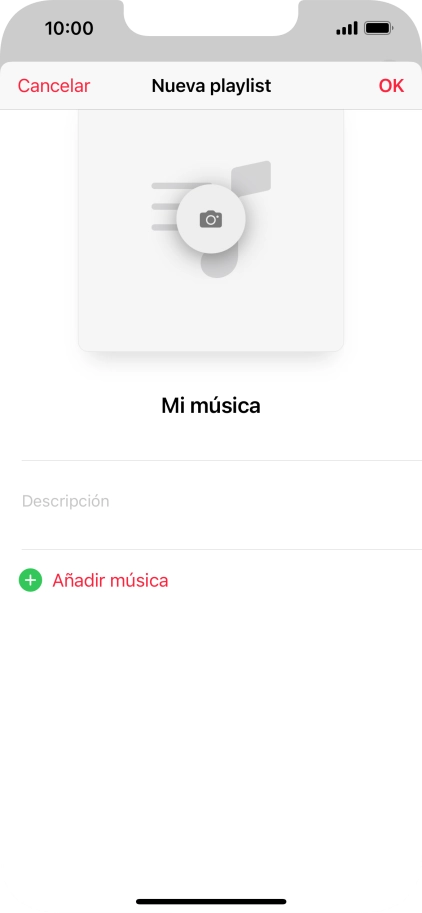 Pulsa Añadir música. Pulsa Añadir música.