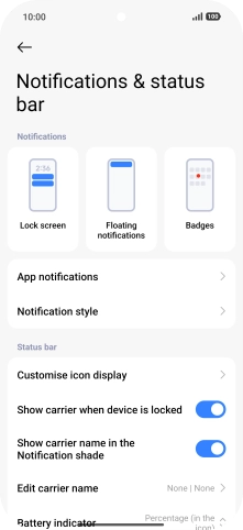 Press App notifications. Press App notifications.
