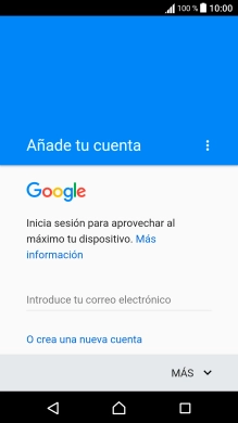 Si no tienes una cuenta de Google, pulsa O crea una nueva cuenta y sigue las indicaciones de la pantalla para ver cómo crear una cuenta nueva. Si no tienes una cuenta de Google, pulsa O crea una nueva cuenta y sigue las indicaciones de la pantalla para ver cómo crear una cuenta nueva.