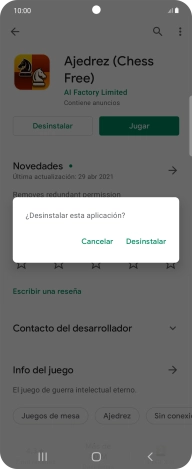 Pulsa Desinstalar. Pulsa Desinstalar.