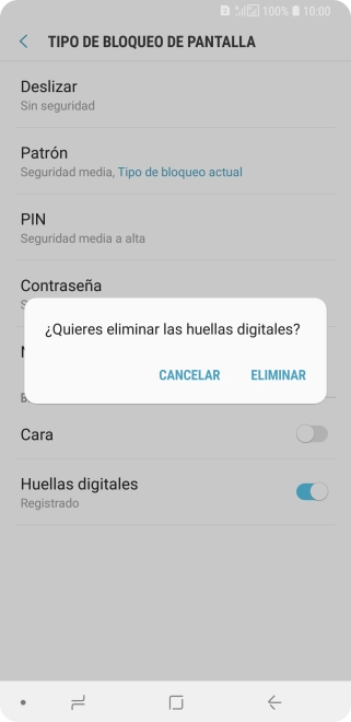 Pulsa ELIMINAR. Pulsa ELIMINAR.