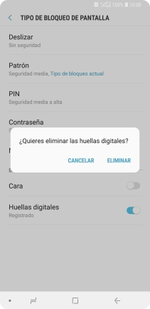 Pulsa ELIMINAR. Pulsa ELIMINAR.
