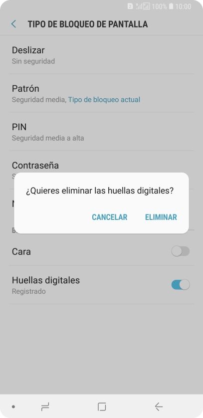 Pulsa ELIMINAR. Pulsa ELIMINAR.