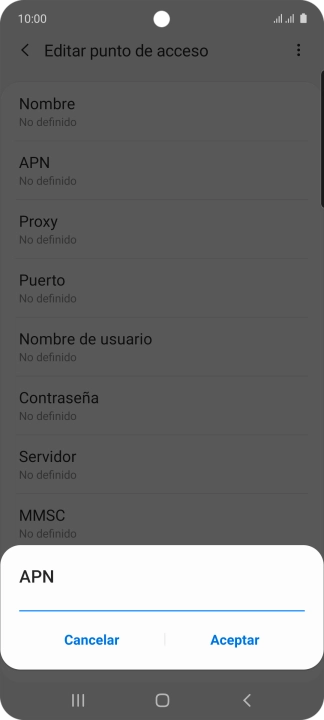 Introduce airtelwap.es y pulsa Aceptar. Introduce airtelwap.es y pulsa Aceptar.