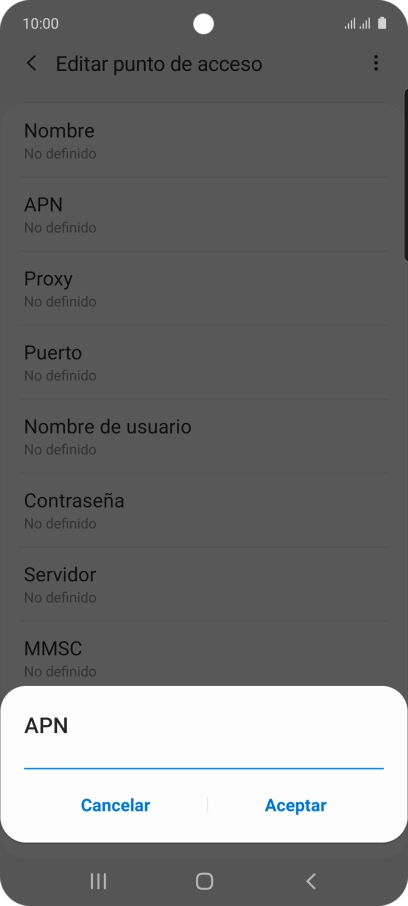 Introduce airtelwap.es y pulsa Aceptar. Introduce airtelwap.es y pulsa Aceptar.