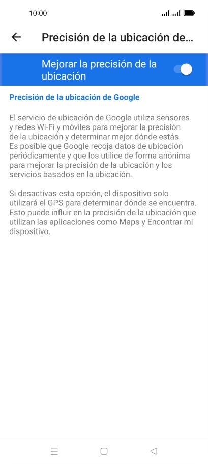 Si pulsas el indicador junto a Si pulsas el indicador junto a