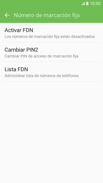 Pulsa Lista FDN.