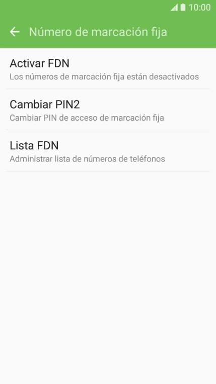 Pulsa Lista FDN.