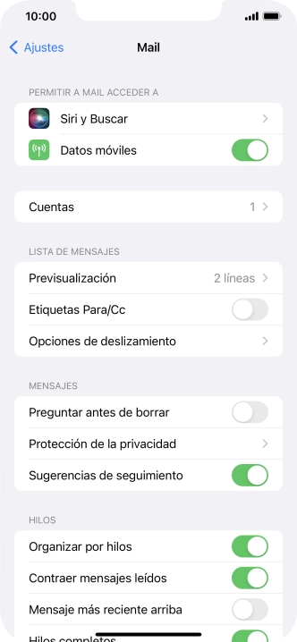 Pulsa Cuentas.