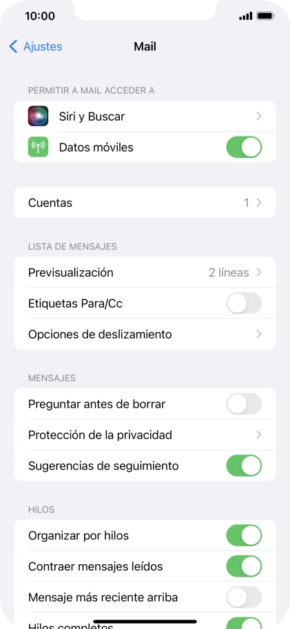 Pulsa Cuentas.