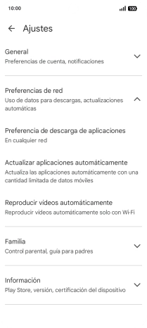 Pulsa Actualizar aplicaciones automáticamente. Pulsa Actualizar aplicaciones automáticamente.