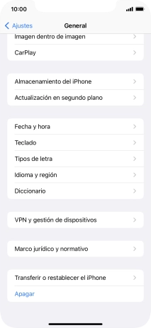 Pulsa Transferir o restablecer el iPhone. Pulsa Transferir o restablecer el iPhone.
