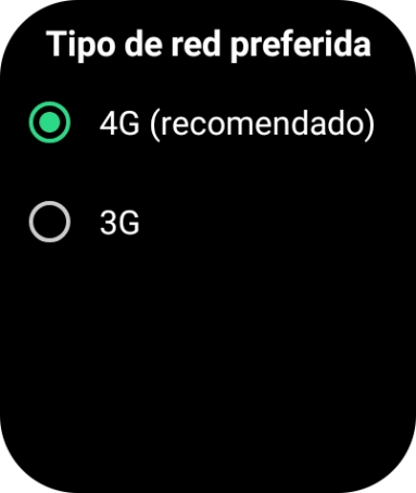 Pulsa el ajuste deseado. Pulsa el ajuste deseado.
